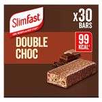 SlimFast Snack Bar, Double Choc Flavour, 6 Snack Bars (Pack of 5)