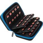 ButterFox 80 Game Card Case Storage Holder for Nintendo Switch or PS Vita Or SD Memory Card - Blue/Black