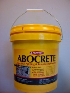 ABATRON Abocrete Kit - Self-Leveling Concrete Epoxy Patching and Filling Compound - Concrete Repair and Cement Crack Filler Small Kit - with Sand - Light Gray