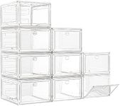 Large Clear Shoe Boxes Organizer【Th