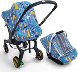 Baby Car Seat Cover, Breathable Carseat Covers Baby with Mesh Screen, Infant Car Seat Canopy Cover for Girls Boys, Newborn Car Seat Sunshield for Summer, Soft Baby Carrier Cover Newborn Essentials