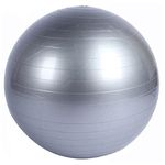 OLAHRAGA Polyvinyl Chloride (Pvc) Stability Ball Chair For Office Home Gym, Yoga Ball For Workout Pregnancy Balance Fitness Physical Therapy (Grey),Medium