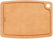 BESTCOOK Wood Fiber Cutting Board for Kitchen, BPA-Free Reversible Durable Chopping Board with Juice Groove, Non-Porous Dishwasher Safe, Non-Slip, Knife Friendly for Meat Bread Fruit, Natural