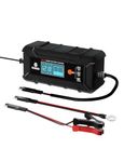 DCHOUSE 5 Amp 12V Lithium Battery Charger, 12V Smart Trickle Charger for Car Motorcycle, Automotive Battery Maintainer and Desulfator for Lead Acid LiFePO4 Battery.