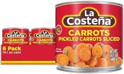 La Costeña Sliced Pickled Carrots, 14.1 Ounce Can (Pack of 6)