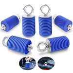 StarknightMT Ranger Tie Down Anchors,UTV Lock and Ride 2" Bed Anchor Compatible with Polaris General Ranger 500 570 1000 XP 900 800 700 with 1-7/16" Hole(6 Pcs,Blue)