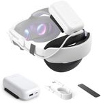 KIWI design B1 Plus 10000mAh Battery Pack Compatible with Meta Quest 3S/Quest 3/Quest 2 Accessories, Power Bank for Balanced Head Pressure and Extended Play Time (Not Including The Head Strap)