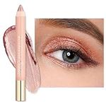 Oulac Nude Gold Eyeshadow Stick - Highly Pigmented Eye Shadow Pencil Waterproof & Long Lasting, Shimmering Glitter Finish, Blendable Eyes Makeup, Vegan & Cruelty-Free 3.8g, (11) Golden Hour