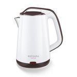Kutchina Leo Electric Kettle 1.8 Litre with Stainless Steel Body | 360 Degree Swivel Base | Dry Boil, Auto Cut-Off, Overheat Protection | 2 Years Warranty