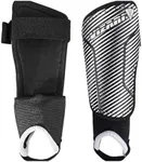 Vizari Matera Soccer Shin Guards - Lightweight & Durable Football Shin Pads with Ankle Protection - Impact Protection, Breathable Comfort - Adults & Kids Soccer Shin Guards with Adjustable Straps