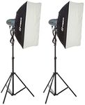 Visico Photo Lighting Kit Vl 300Plus Soft Box Kit, Multicolor, L