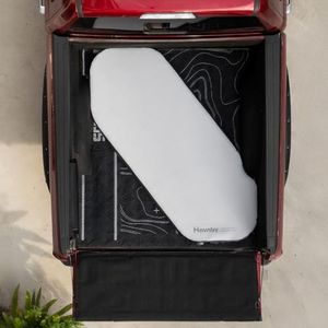 Havnby Inflatable Truck Bed Foam Mattress for Silverado 1500 5.5’-5.8’ Short Beds, Diagonal Solo Camping Mattress Up to 79" Length, Portable Pickup Mattress with Compression Pump & Removable Sheet