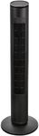 Russell Hobbs Premium Tower Fan in Black - Electric Pedestal Fan with Remote Control, 1m Height, 3 Speed Settings, Oscillating & Adjustable Tilt, 32W, 2 Year Guarantee