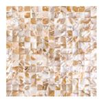 KASARO Wall Stickers Peel and Stick Mosaic Shell Backsplash Tile for Bedroom and Bathroom Mother of Pearl (10, Colorful)