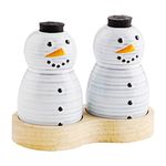 Mud Pie Salt and Pepper Set, Snowman