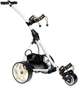 BATCADDY X3R Advanced Lithium 36-Hole Battery Powered Golf Push Cart with Remote, Dual Motor, 9-Speeds and Reverse, Cruise Control, Anti-Tip Wheel, and Downhill Control, Arctic White