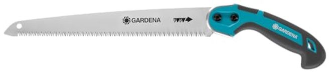 Gardena Garden Saw 300 P: Rust-Protected Hand Saw for Wood, Precision Tooth for Smooth Cut, with Hanging Through and Cutting Protection (8745-20)