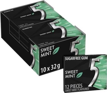 5 Gum Sweet Mint, Sugar Free Chewing Gum, 12-Piece Pack (12 pack)