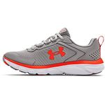 Under Armour Women's Charged Assert 9, Gray Wolf (101)/Phoenix Fire, 7