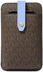 MIchael kors handbag for women Jet set travel phone crossbody with card holder (Pale Blue), Pale Blue