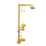 Efficacy GI Eye Wash Emergency Safety Shower Unit Foot Operated 1 ¼"Inlet Connection - Height 7.41 Feet