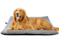 Onarway Dog Bed Mat Extra Large: Washable Fluffy Dog Bed Cushion for Cats Puppies - XXL 122x76cm Sherpa Dog Crate Mattress for Extra Large Pets Grey