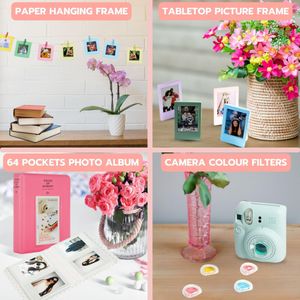 Clikoze Fujifilm Instax Mini 12 Camera Bundle – Pink