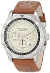 Nautica Men's NAD16545G NST 21 Analog Display Quartz Brown Watch