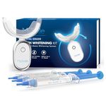 MySmile Teeth Whitening Kit for Sensitive Teeth with LED Light, 10 Min Non-Sensitive Fast Teeth Whitener, 3Pcs Teeth Whitening Gel, Powerful whitening, Enamel Safe
