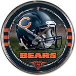 NFL Chicago Bears Chrome Clock