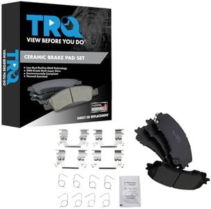 TRQ Front Brake Pads Ceramic Compatible with 2014-2020 INFINITI Q50 2017 Q60 2016-2020 QX50 2014-2019 Nissan Rogue