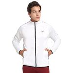 Invincible Men's Poly Classic Jacket White Medium