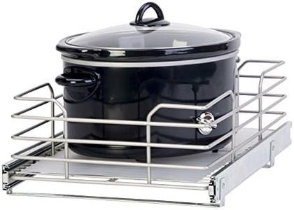 Panacea Grayline Basket-44823 Size 21 in. x 14.6 in. x 7.8 Cabinet Helper Sliding Basket
