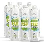 H2coco Pure Coconut Water, 6 x 1000