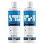 Humidor Solution (2 Pack) 16oz Propylene Glycol Solution (PG Solution) For Humidifiers By Essential Values. Humidor Accessories and Supplies