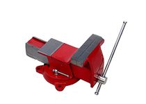 Germany Base (8 no.) Professional Heavy Steel Iron Bench Vice Heavy Duty Swivel Base (203mm), red