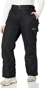 ARCTIX Women's Insulated Cargo Trousers for Snow Sports, Ski Trousers, Black, 2X