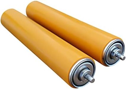 Polyurethane Conveyor Rollers - Heavy Duty Plastic Rollers Conveyor - Ideal for Kayaks, Transfering Goods - Length: 10" Between Frame, Poly-Coated, 1.5" Diameter Rollers by Ultimation (2-Pack)