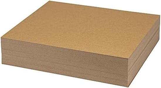 Samsill Chipboard Sheets 8.5 x 11 Inches, 50 Pack, Acid Free, 50 Point, Brown, Compatible with Cricut Machine, Create Embellishments for Cards, Mixed Media, Crafts, Fabric Organizer