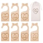 Gaosaili 7pcs Premium Wood Baby Closet Dividers, Original Design from Newborn to 24 Month, Baby Closet Organizers, Nursery Decor, Baby Clothes Organizers (Flower)