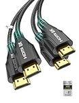 Cratree HDMI 2.1 Cables 10FT 2Pack-