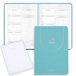ADHD Daily Planner for Neurodivergent Adults – Premium Leather Productivity & Task Management Planner with Guided Focus Pages, 170gsm Paper, Gold Foiling & Gift Box – Undated | A5 (Teal)