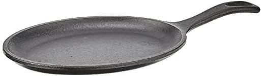 Lodge LOS3 Cast Iron Oval Serving Griddle (Black)