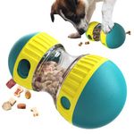 JWTEEE Puzzle feeders for dogs, Interactive dog toys, Treat dispensing for Dog, Dog Slow Feeder Balls, Dog toys for boredom, Snack Dispenser, Dog enrichment toy, Pet toys for Small Medium Dog (Green)