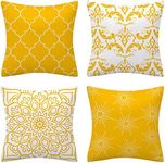 Set of 4 Luxton Home Decoration Yel