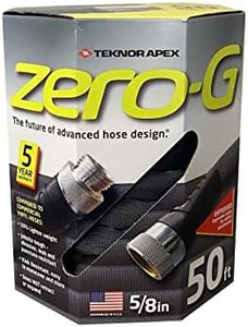 zero-G Lightweight Kink-Free Garden Hose (5/8" x 50', 2Pack)