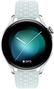 HUAWEI Watch 3, Montre Intelligente GPS connectée avec Sp02 et Suivi de la santé Tout au Long de la journée, autonomie de la Batterie de 14 Jours, Bracelet en Nylon Gris Bleu