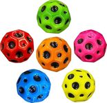 ADBHUTANAND Rubber Moon Ball Bouncy Coral Kickball Anti Stress Ball Kids Soft Rubber Ball Improve Hand-Eye Coordination Bubble Ball Space Galaxy Bouncy Ball Easy to Grip and Catch.