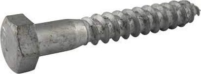 1/2" x 5" Hot Dipped Galvanized Lag Screws, Grade A, Quantity 25- by Fastener Depot, LLC