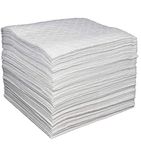 Aain® LT011 Spill Absorbent Pads/Mats, 20" Length x 15" Width, White